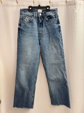 Anine Bing Women’s Straight-Leg Jeans in Light Blue Wash